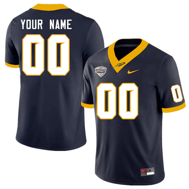 Custom Toledo Rockets Name And Number College Football Jerseys Stitched Sale-Navy